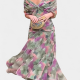 Luana - Vestido elegante com decote em V