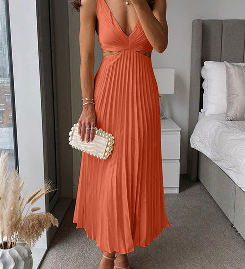 Camila - Vestido Sem Mangas Midi