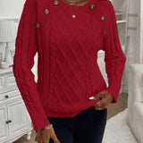 Francisca - Camisola de Malha com Botões