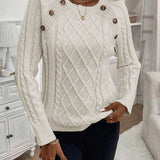 Francisca - Camisola de Malha com Botões