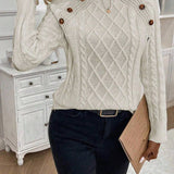 Francisca - Camisola de Malha com Botões