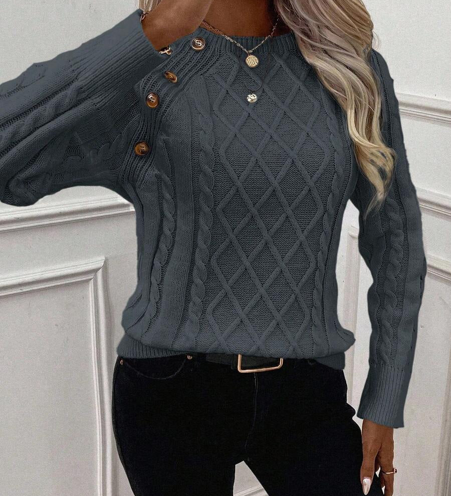 Francisca - Camisola de Malha com Botões