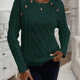 Francisca - Camisola de Malha com Botões
