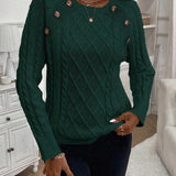 Francisca - Camisola de Malha com Botões