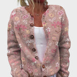 Raquel - Cardigan Floral de Outono