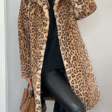 Leia - Casaco Comprido Leopardo