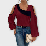 Escarlate - Blouse with square neckline