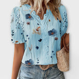 Emília - Blusa com decote em V