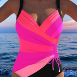 Adriana - Fato de banho elegante com estampado colorido
