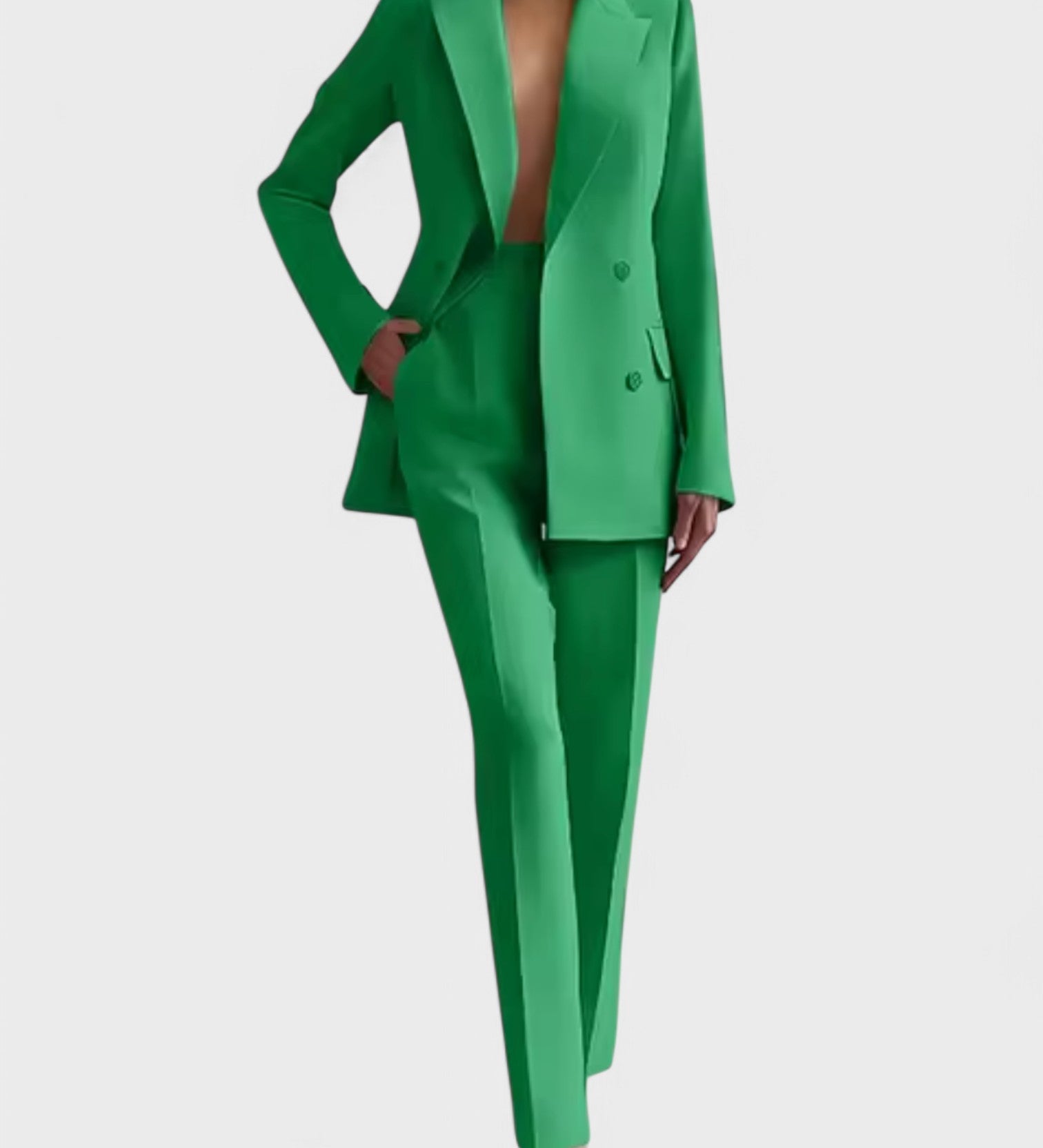 Olívia - Conjunto de Blazer e Calças