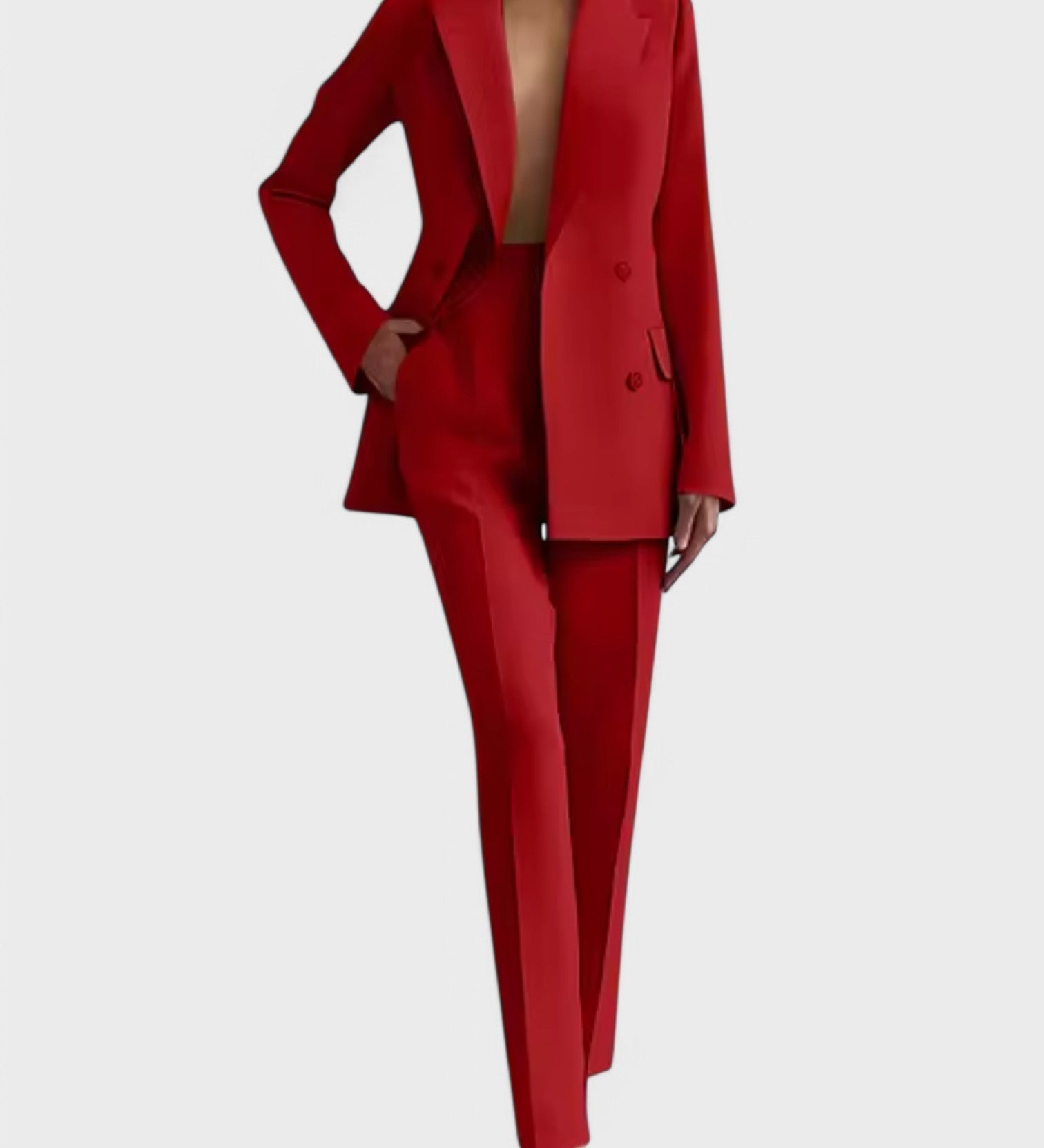 Olívia - Conjunto de Blazer e Calças