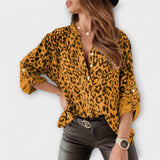 Iara - Moderní halenka s leopardím potiskem