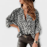 Iara - Moderní halenka s leopardím potiskem