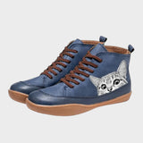 Kitty - Botas de couro para amantes de gatos