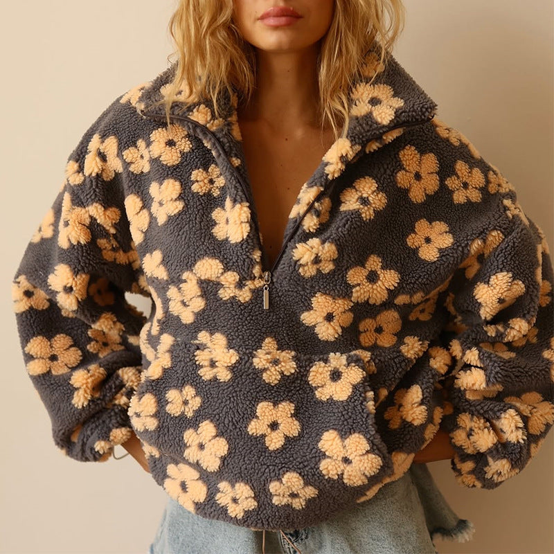Daisy - Camisola Polar Floral