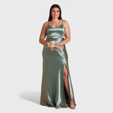 Lúcia - Vestido comprido Satin