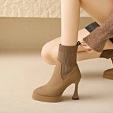Eugénia - Botas com plataforma, Conforto e Elegância Feminina