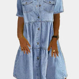 Vestido de Jeans Boémio