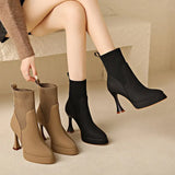 Eugénia - Botas com plataforma, Conforto e Elegância Feminina