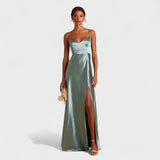 Lúcia - Vestido comprido Satin