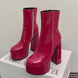 Carina - Botas com plataforma super alta com charme e confiança