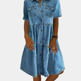 Vestido de Jeans Boémio