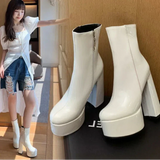 Carina - Botas com plataforma super alta com charme e confiança