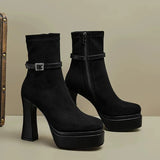 Janete - Botas de plataforma de luxo com conforto e estilo em cada passo