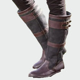 Botas de couro retro