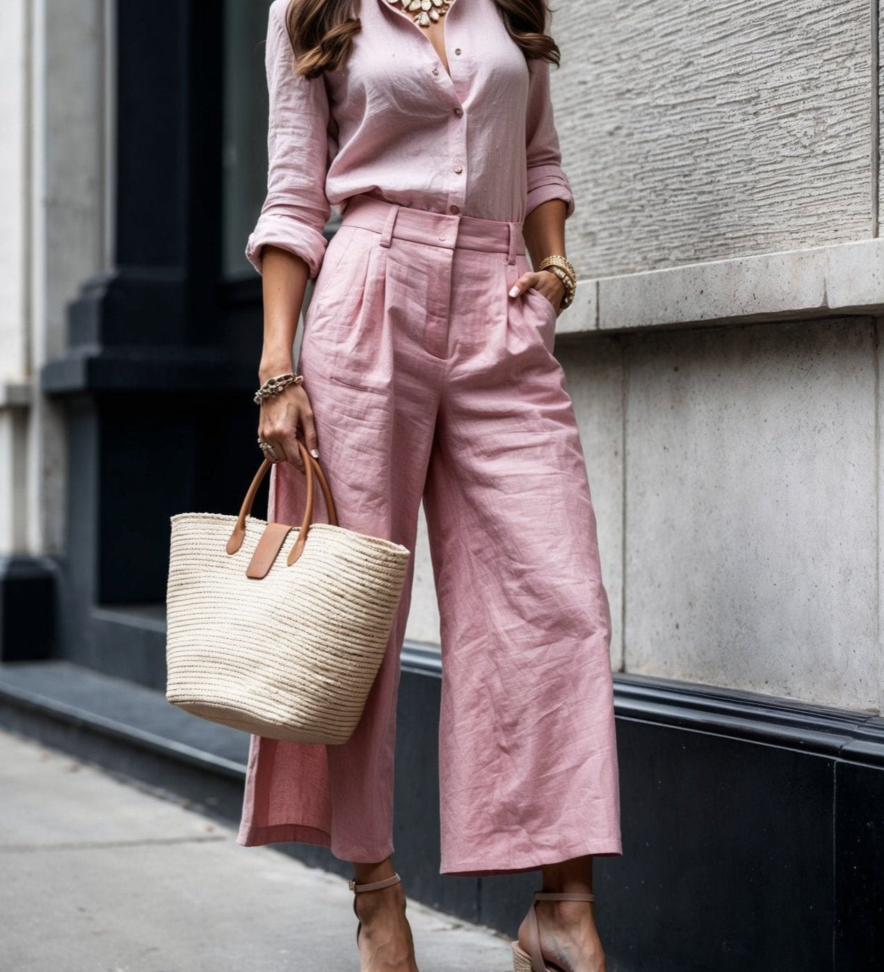 Isadora - Look Casual Chic Rosa