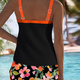Elisa - Tankini de Duas Peças Elegante