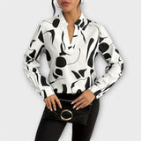 Catarina - Blusa elegante de manga comprida