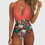 Flávia - Fato de banho elegante para mulheres com decote em V