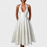 Efi - Vestido midi texturado
