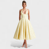 Efi - Vestido midi texturado