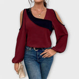 Escarlate - Blouse with square neckline