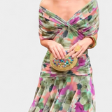 Luana - Vestido elegante com decote em V