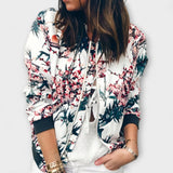 Andreia - Casaco bomber elegante floral