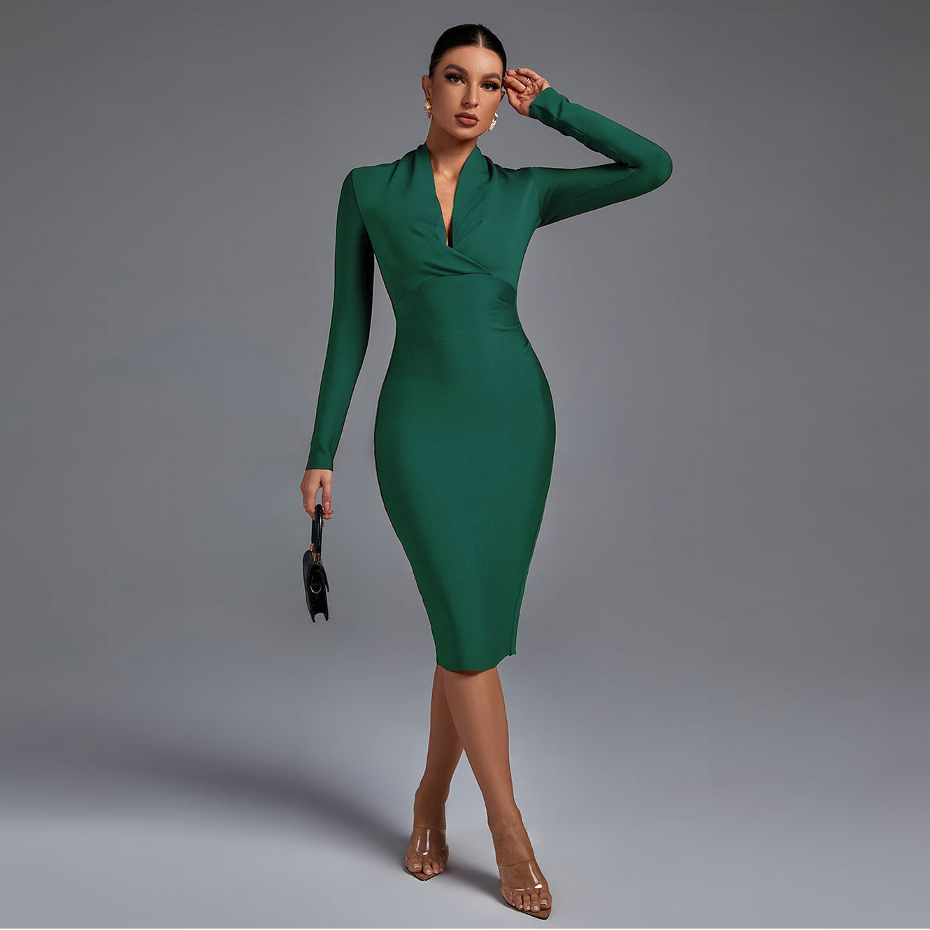 Samara - Vestido de Manga Comprida