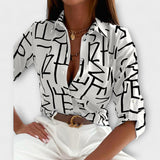 Romina - Blusa de gola clássica