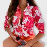 Romina - Blusa de gola clássica
